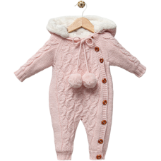 Комбінезон з капюшоном 7060 pink Nipperland Турція 6-9 m(р)