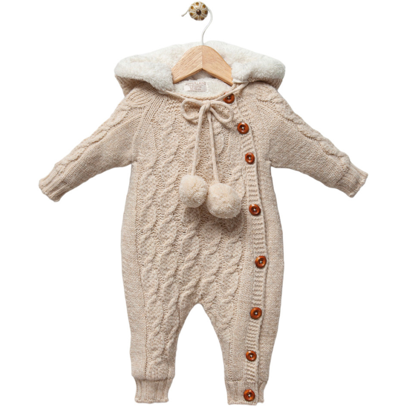 Комбінезон з капюшоном 7060 beige Nipperland Турція 0-3 m(р) Комбінезон з капюшоном 7060 beige Nipperland Турція 0-3 m(р)
