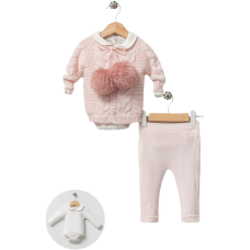 Комплект боді, кофта, штани 8132 pink Nipperland Турція 9-12 m(р)