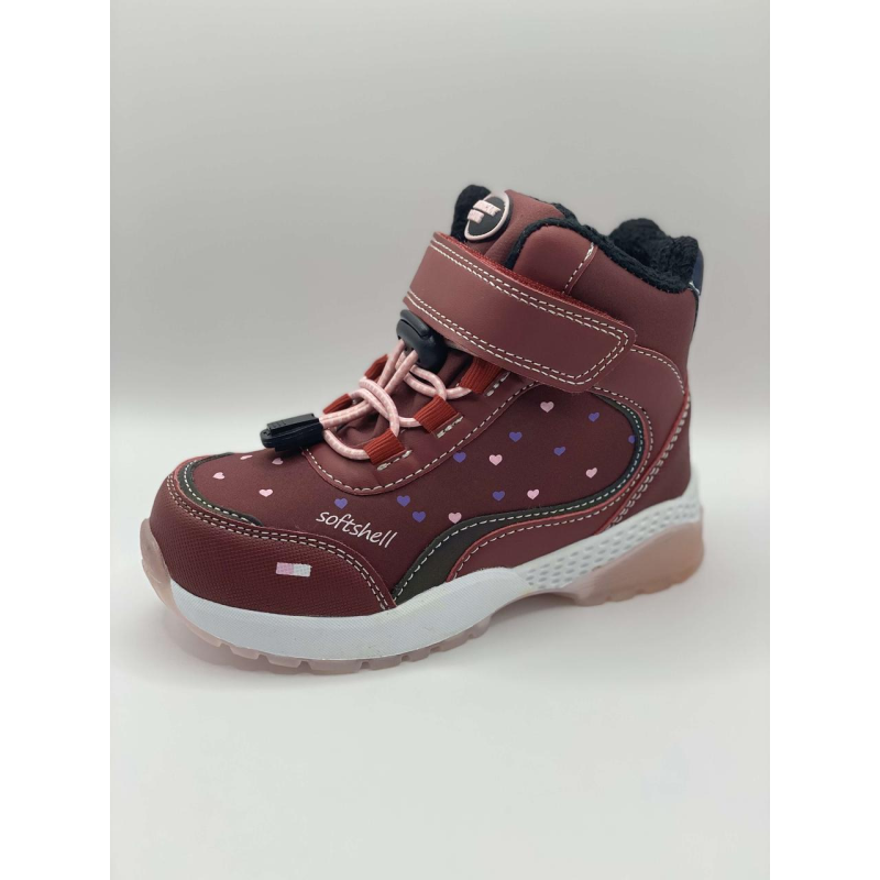 Термочеревики SOFTSHELL American Club RL 131/23 вишневий 27-31 (990/24) з підошвою, що світиться RL 131/23 wisniowy 31(р)