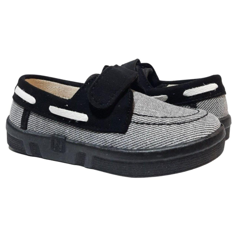 Топсайдери чорно-сірі 386-020-2 29(р) Топсайдери чорно-сірі 386-020-2 29(р)